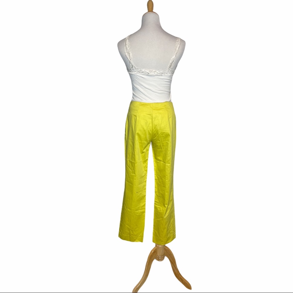 Vintage Emilio Pucci Trim Yellow Pants USA 10 - Picture 5 of 16